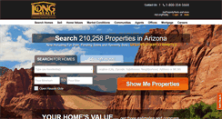 Desktop Screenshot of longrealty.com